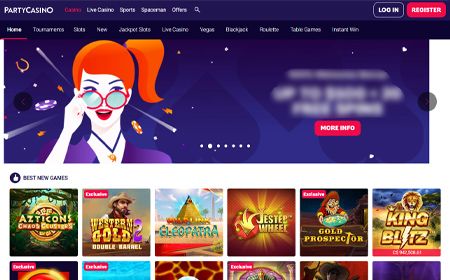 Visit the Party Casino web page